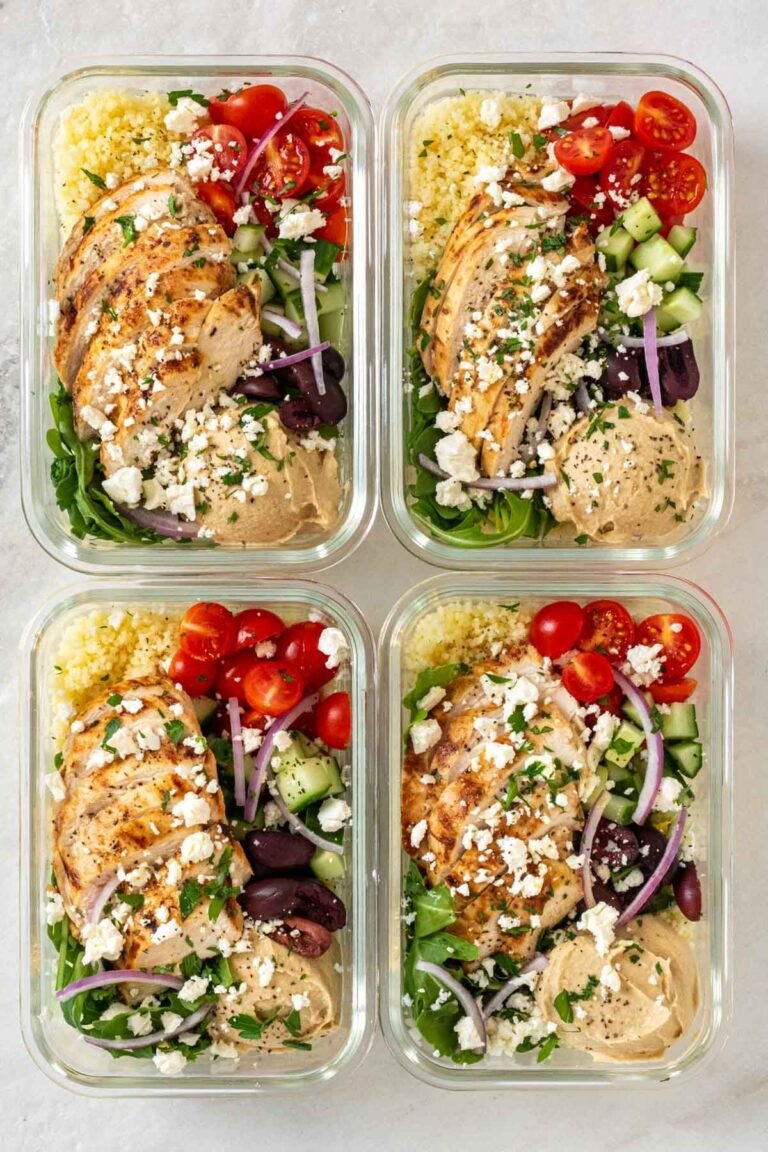 Mediterranean Meal Prep Bowls