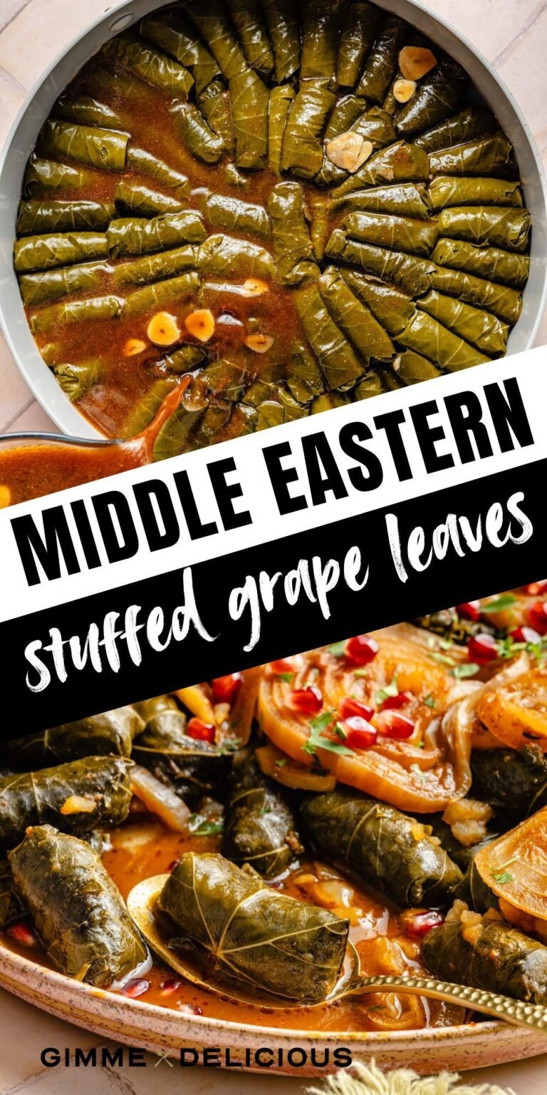 Middle Eastern Stuffed Grape Leaves