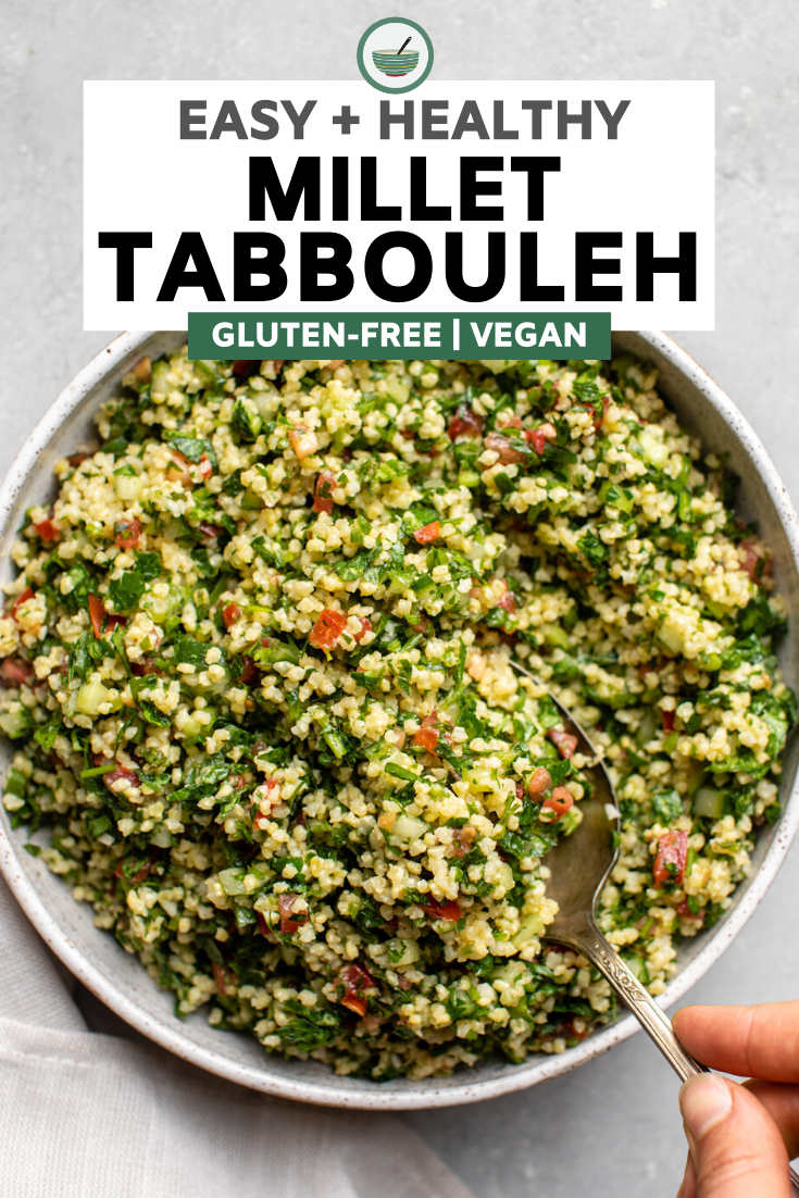Millet Tabbouleh | Gluten-Free + Easy - From My Bowl