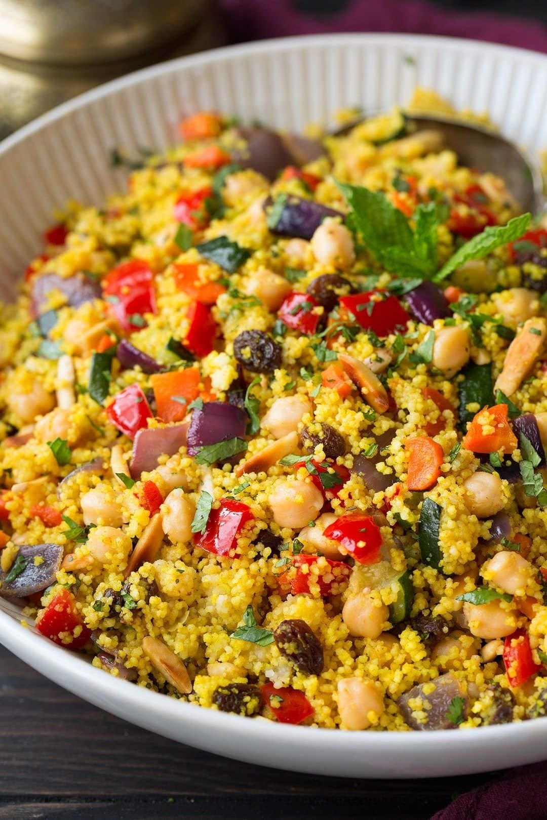 Moroccan Couscous Recipe (with Roasted Veggies) - Cooking Classy