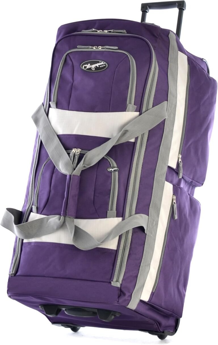Rolling duffel bag
