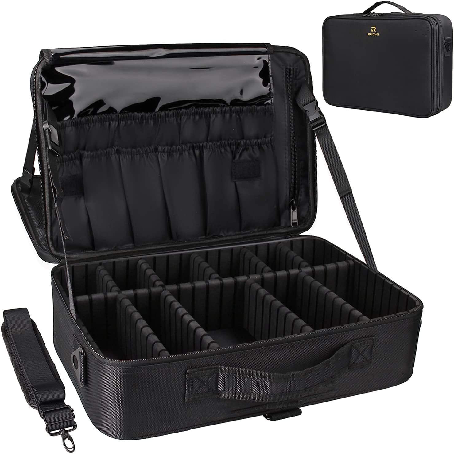 Travel makeup organizer