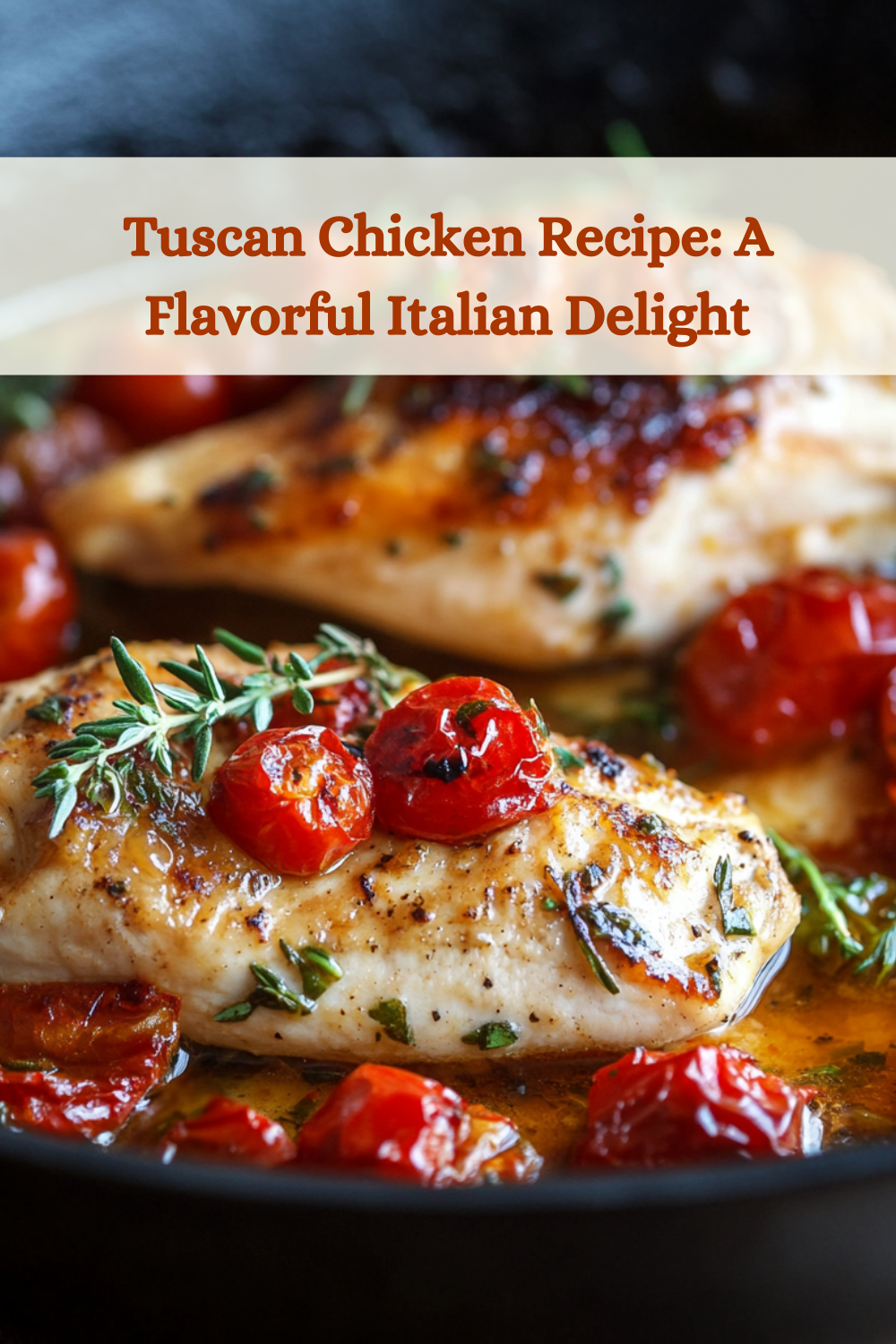 Rich & Creamy Tuscan Chicken – A Must-Try Recipe