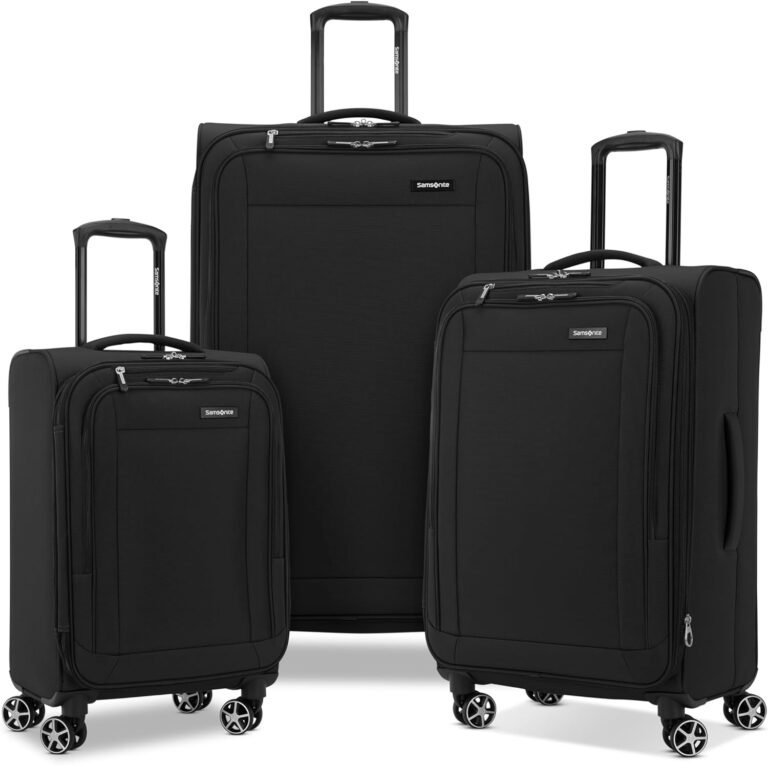 Luggage set with spinner wheels