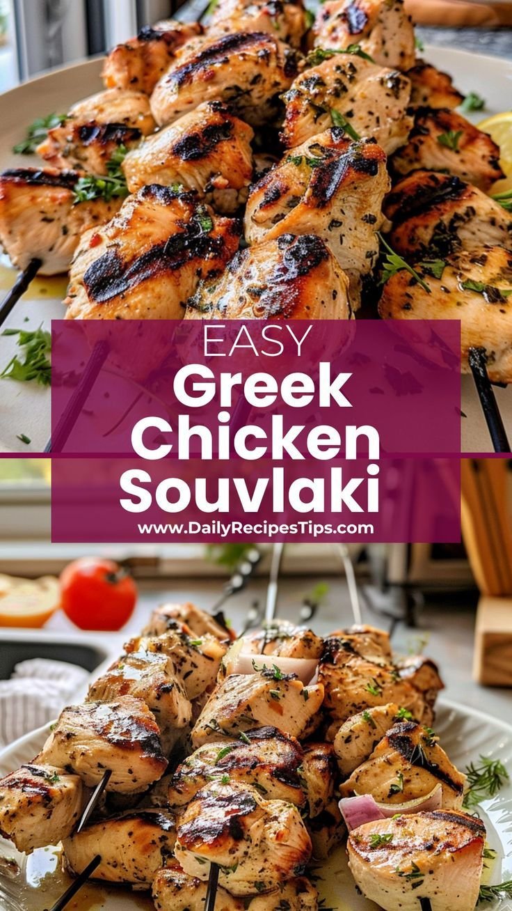 Savory Greek Chicken Souvlaki Recipe for Summer Grilling