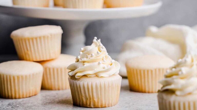 The Most Amazing White Cupcakes