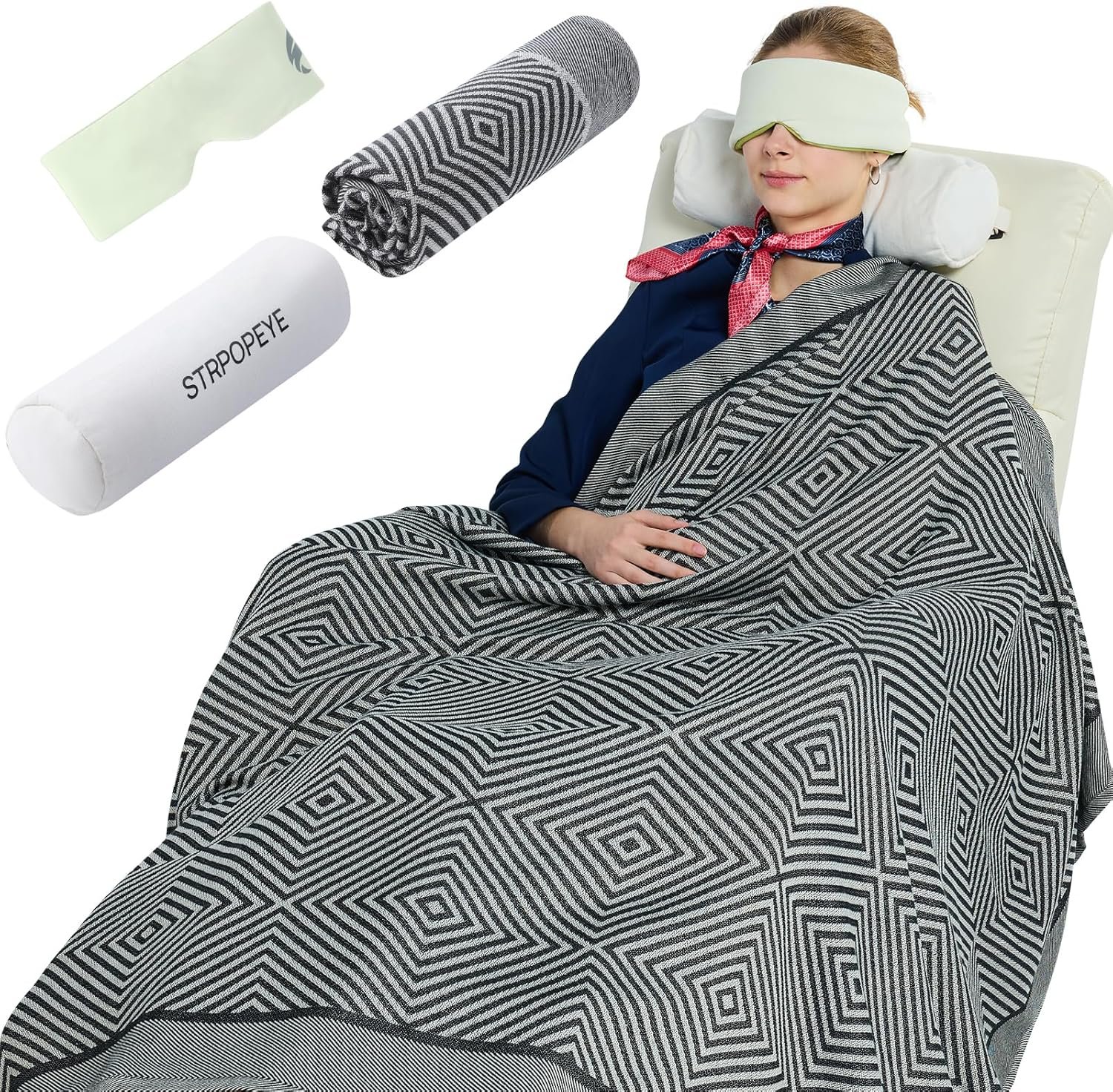 Compact travel blanket