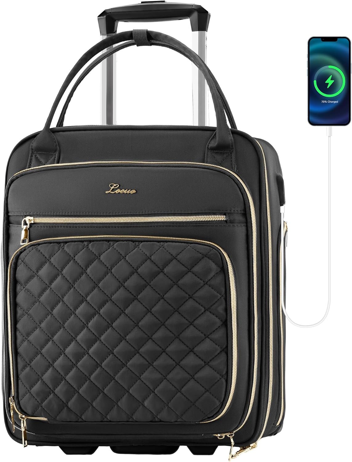 Carry-on luggage with wheels