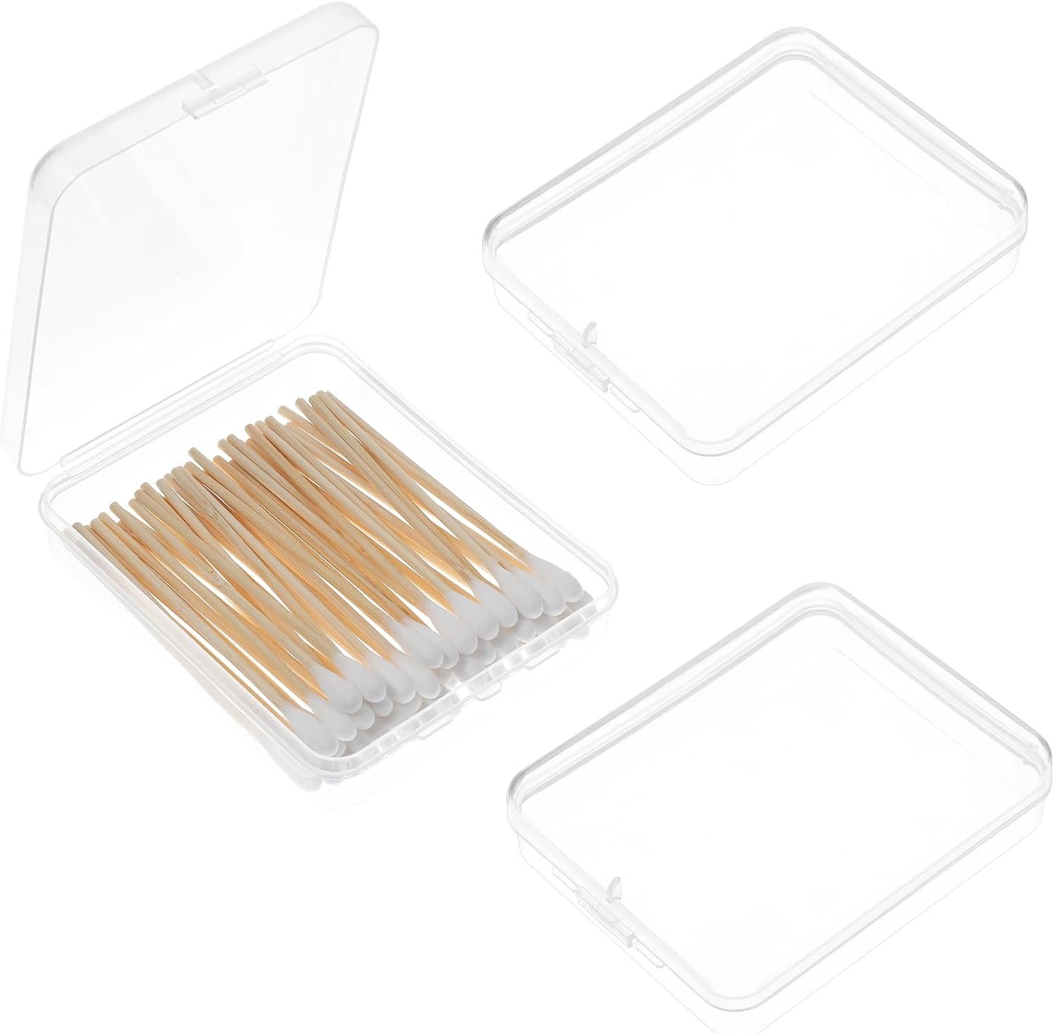 Cotton swabs and pads travel pack