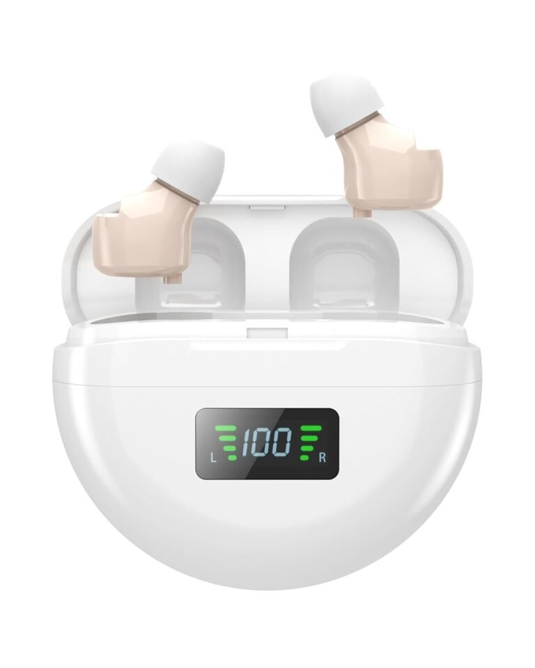 Discreet Hearing Aids with Audio Tracker (Not Amplifier), Re...