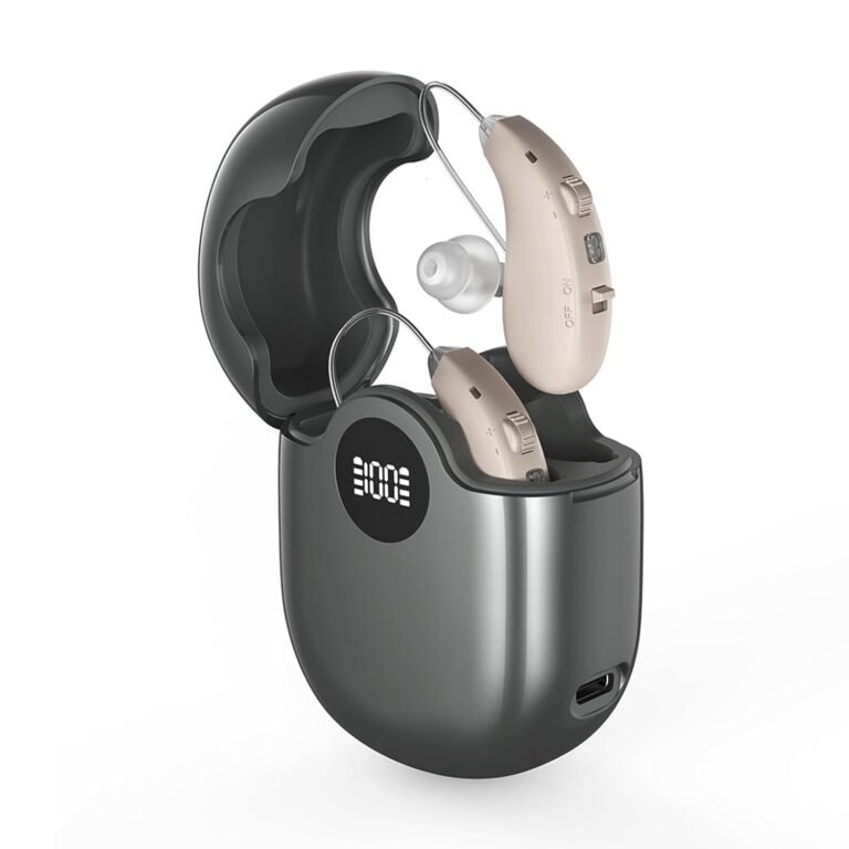 Hearing Aids for Seniors, Rechargeable OTC Hearing Aid with ...