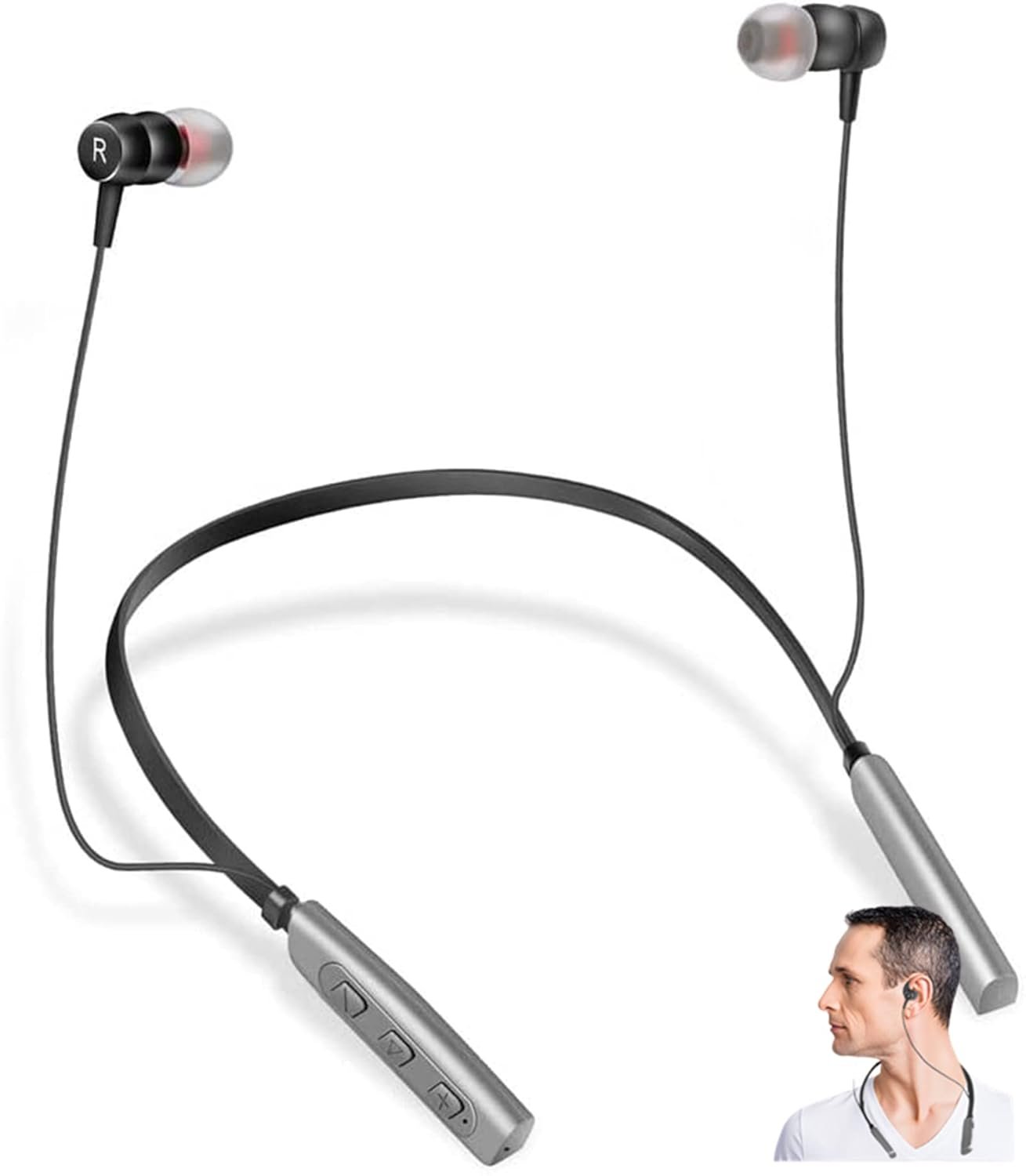 Rechargeable Hearing Aids For Seniors Adults IPX4 Water Resi...