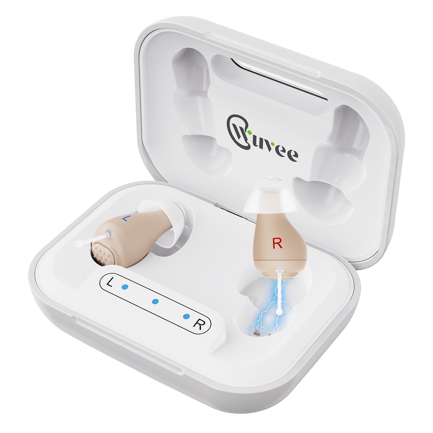 OTC Hearing Aids for Seniors, Rechargeable Hearing Amplifier...