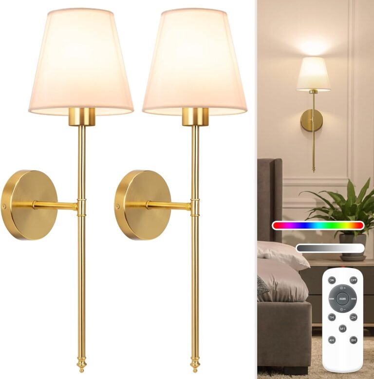wall-mounted sconces