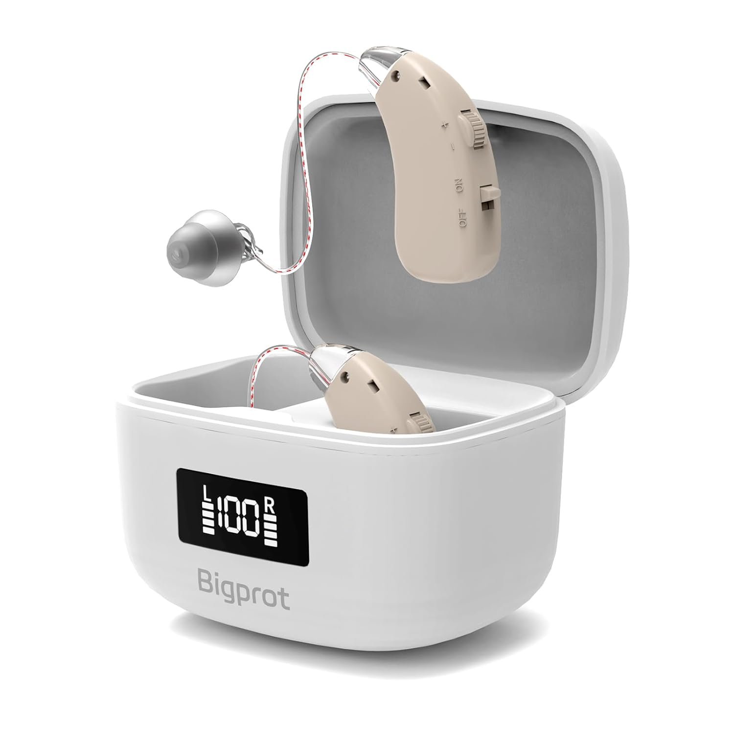 Hearing Aids Rechargeable for Seniors, Lightweight Hearing A...