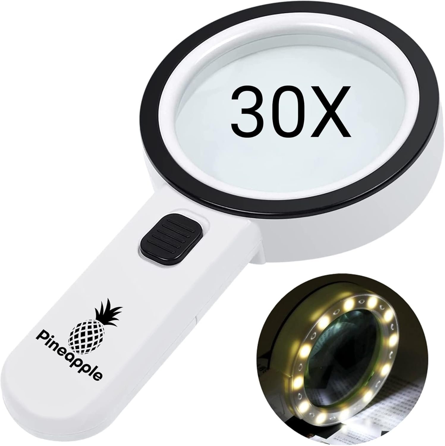 high-powered magnifiers