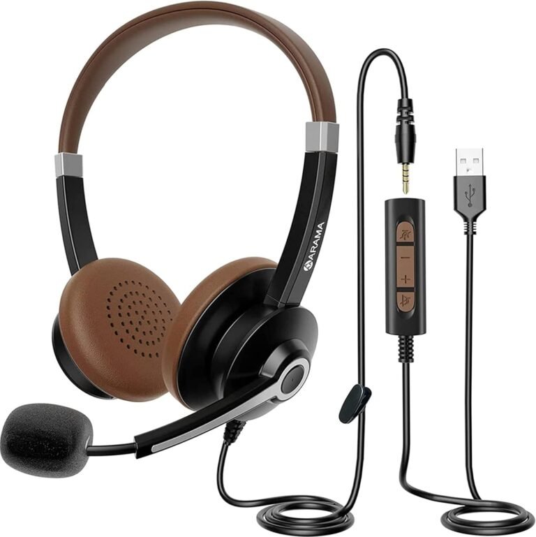 noise-canceling headphones with microphone