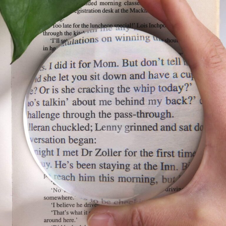 acrylic magnifying lens