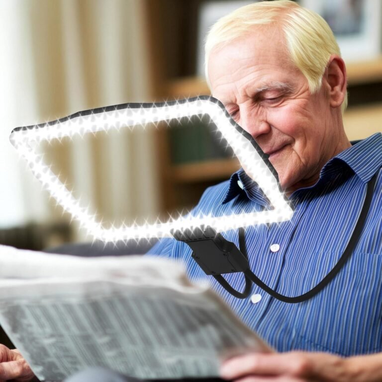 magnifying glass with light