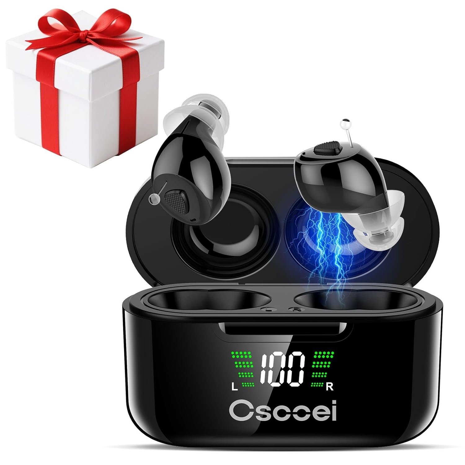 32 Channel Rechargeable OTC Hearing Aids for Seniors & Adult...