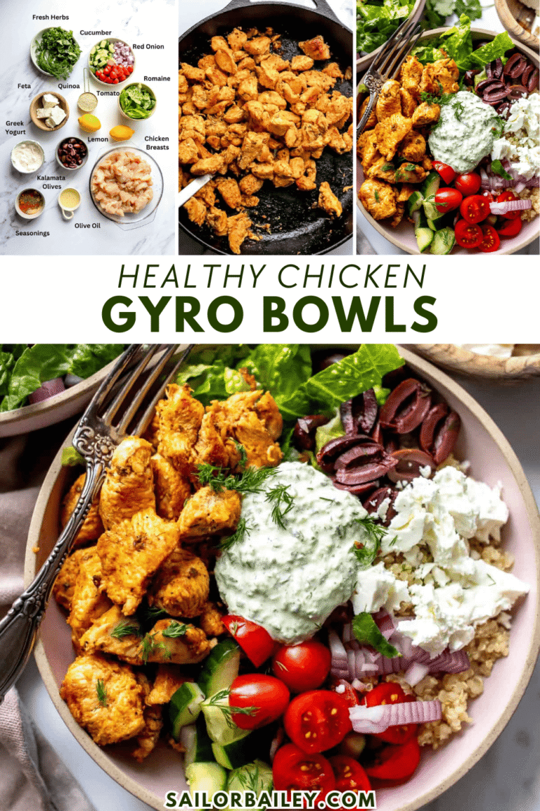 Chicken Gyro Bowls