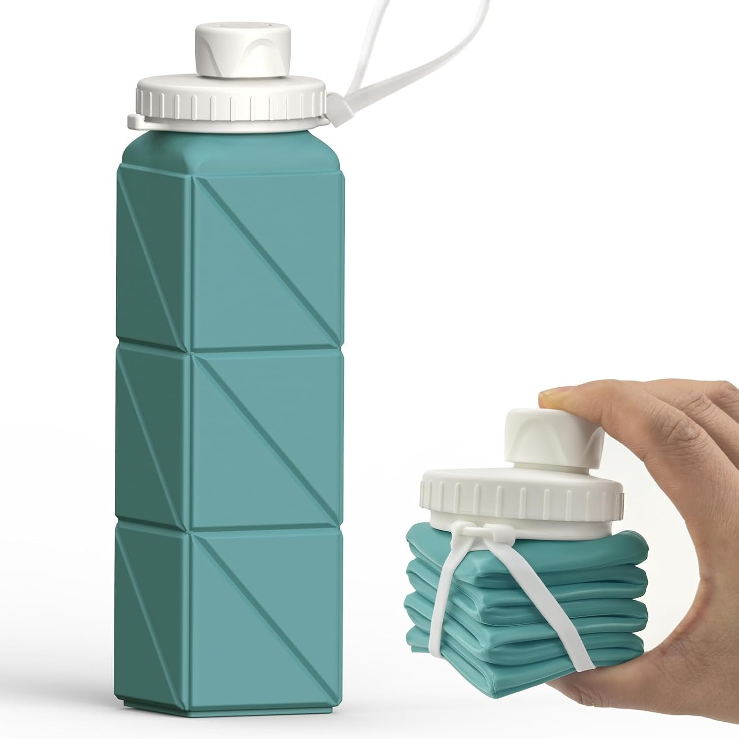 Reusable water bottle for flights