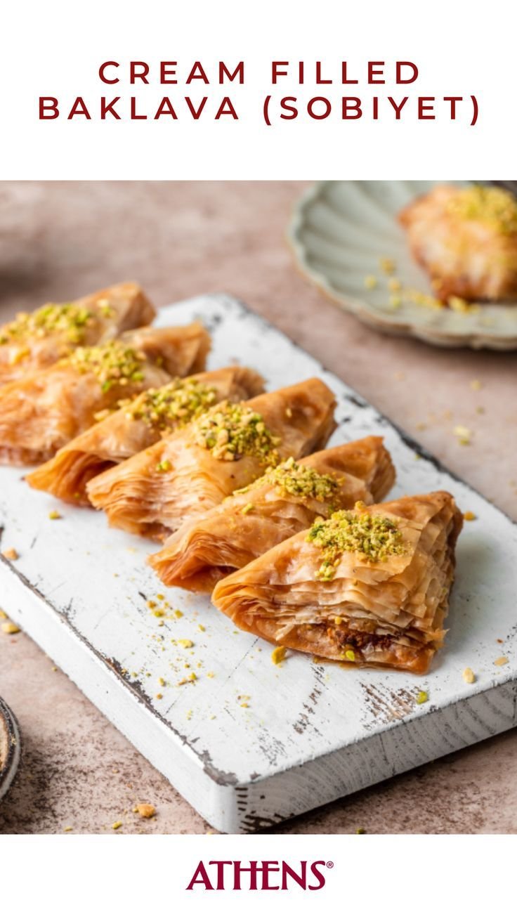 Cream Filled Baklava (Sobiyet)
