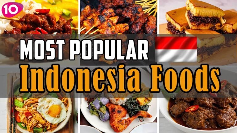 Discover the Top 10 Most Popular Foods in Indonesia || Authentic Indonesian Cuisine Guide ...