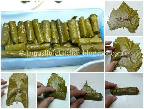 Dolmas (Guararish) / Hojas de Uva Estofadas