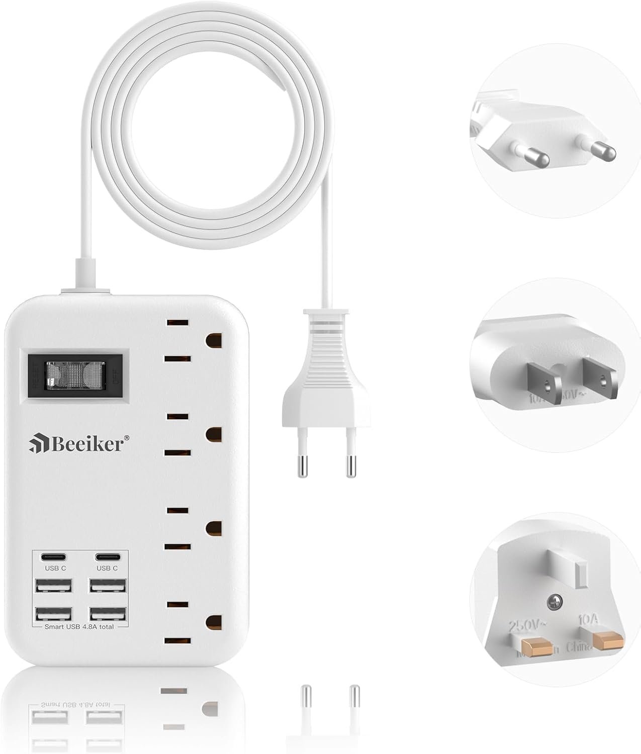 Universal travel adapter for cruise