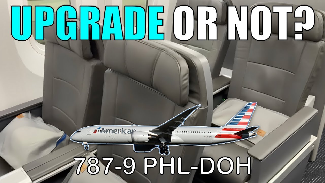 Airplane travel: Flight Upgrades