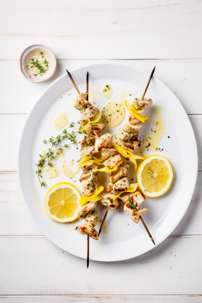 Greek Souvlaki with Lemon and Oregano Marinade - Cooking Mediterranean
