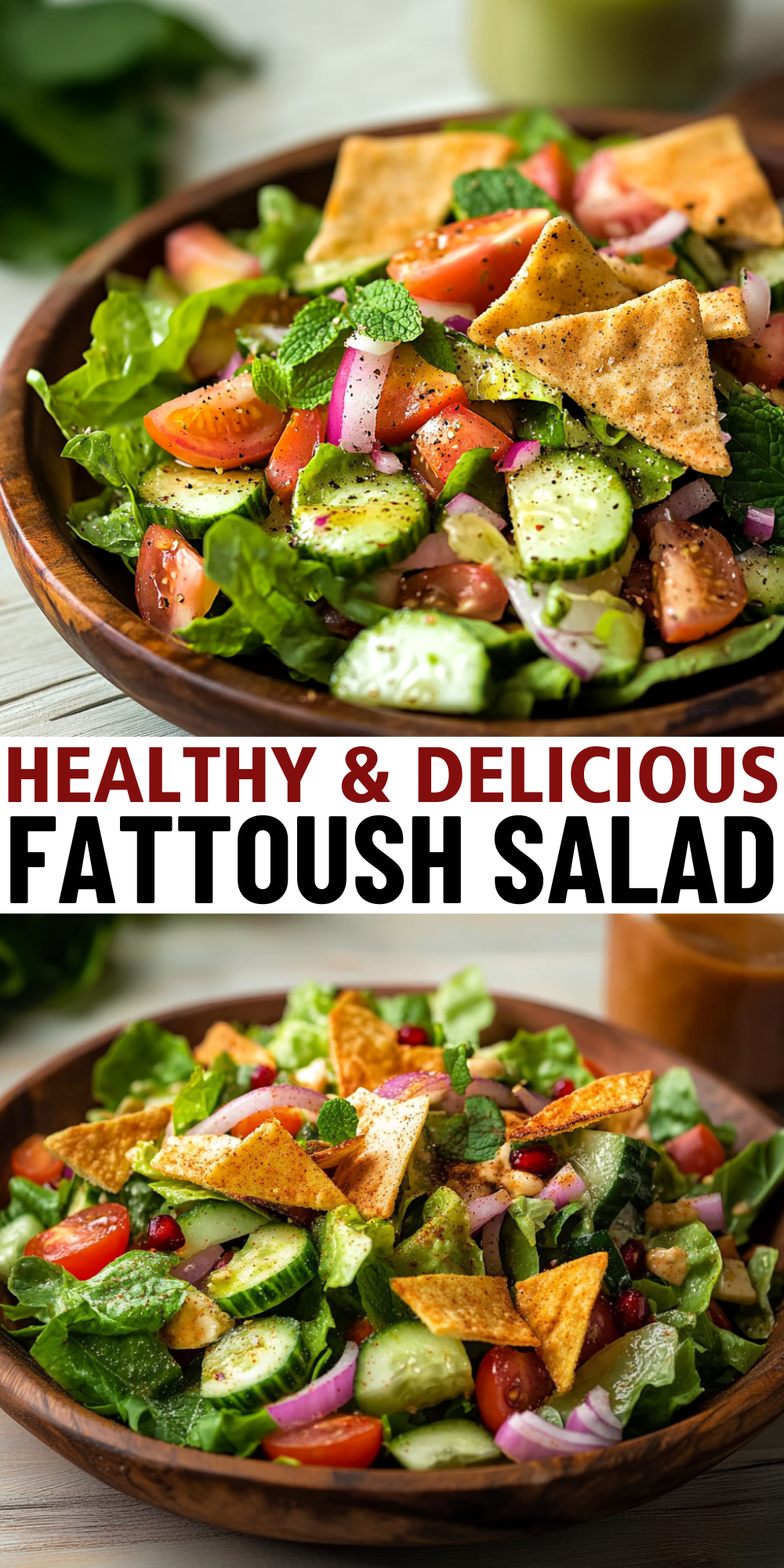 Healthy & Delicious Fattoush Salad