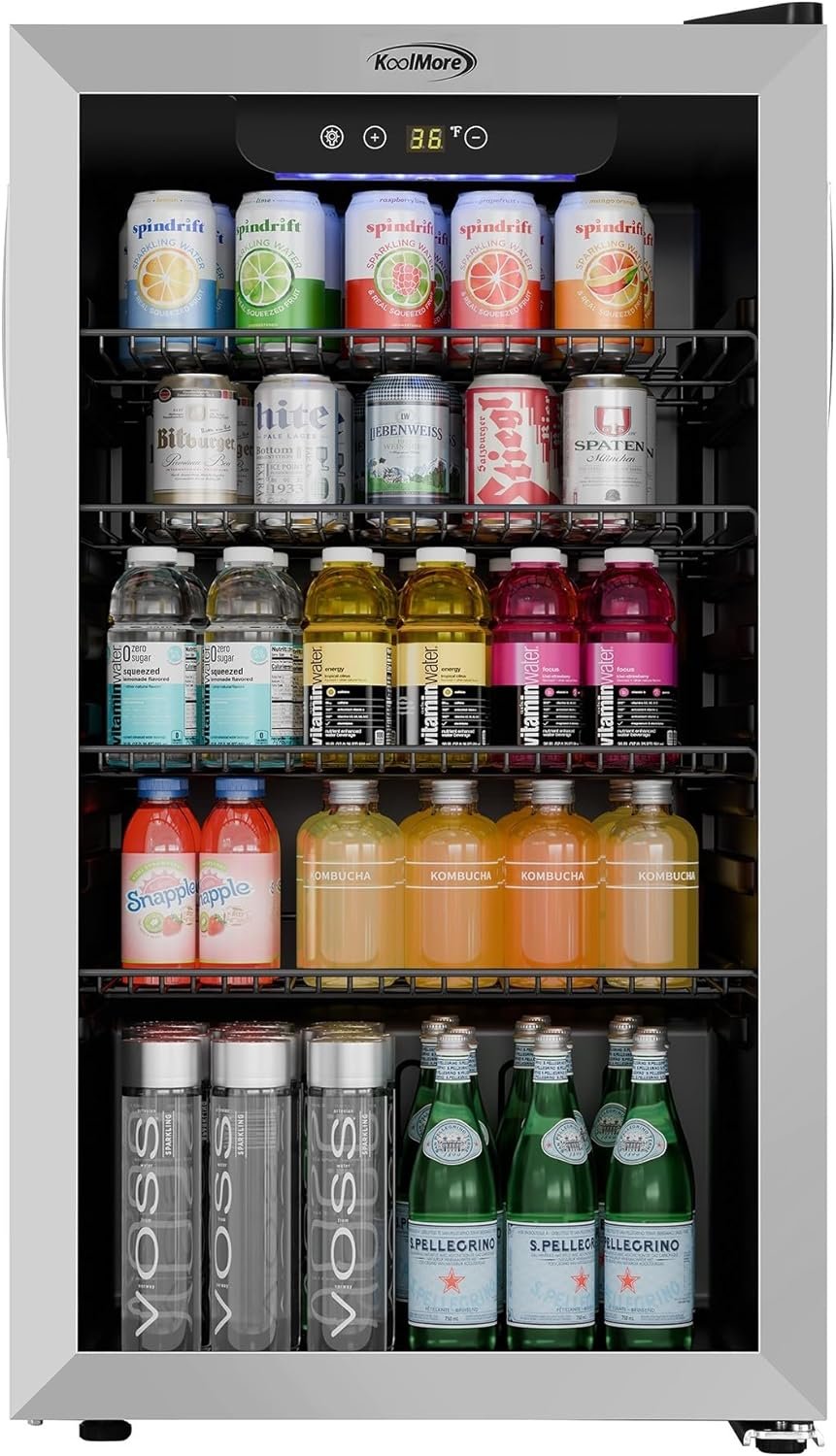 Beverage cooler for hotel rooms