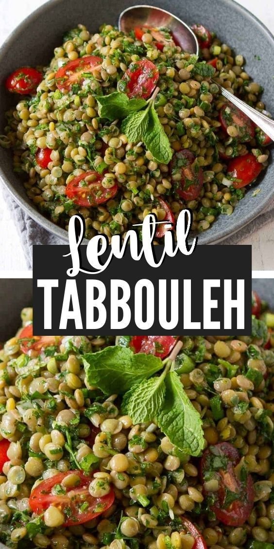 Lentil Tabbouleh Salad