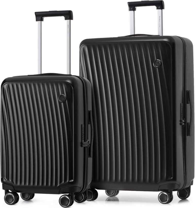 Luggage set with spinner wheels