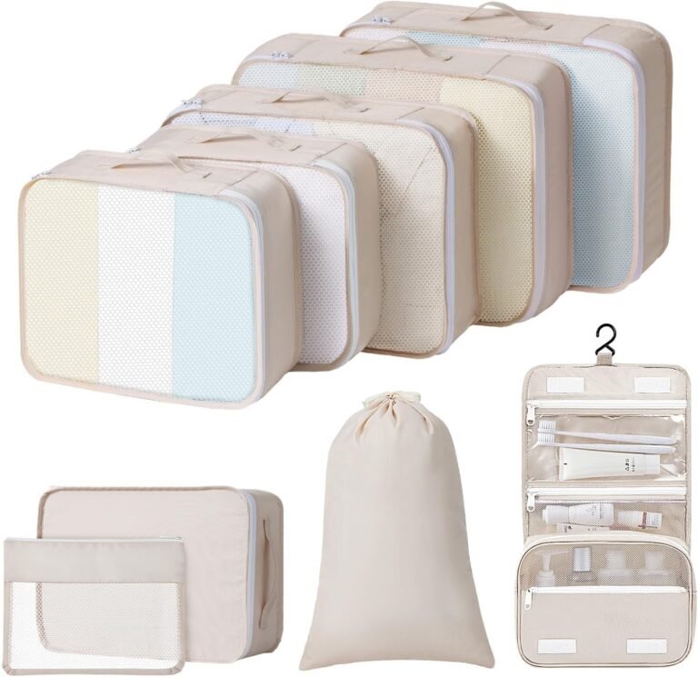 Luggage organizer packing cubes