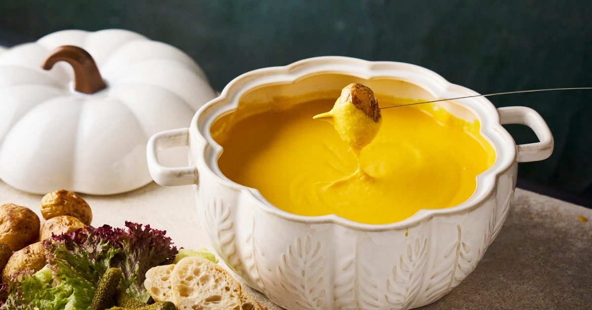 Pumpkin fondue bowl | Good Food
