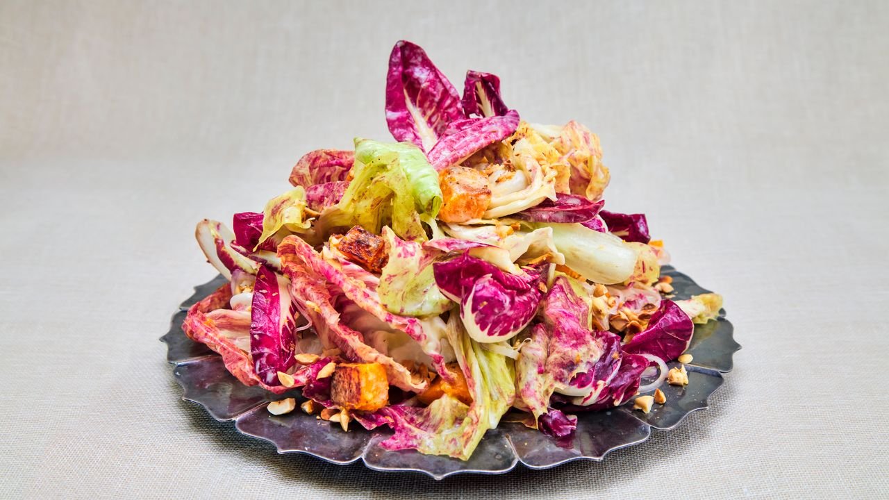 Radicchio Salad With Blue Cheese Dressing Recipe