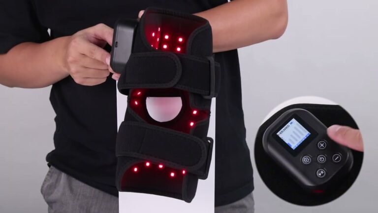 Infrared therapy knee devices