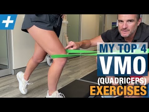 Knee pain exercises using tools