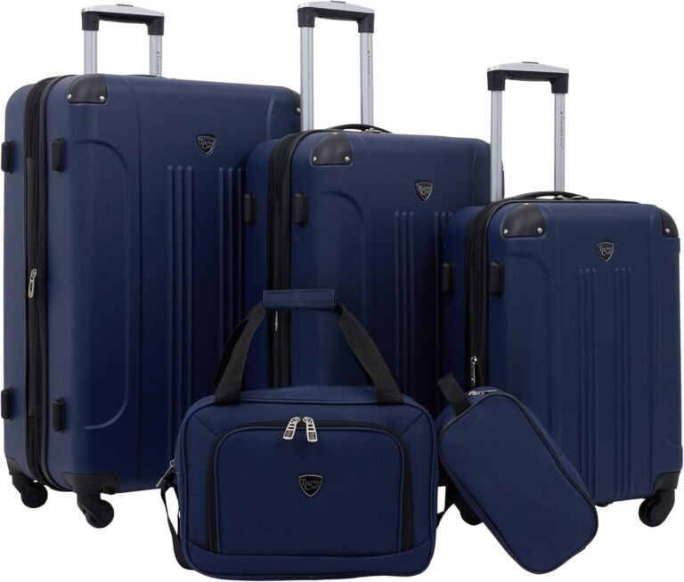 Luggage set with spinner wheels