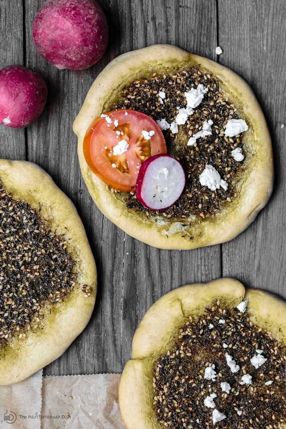 Za'atar Manaqish Recipe | The Mediterranean Dish