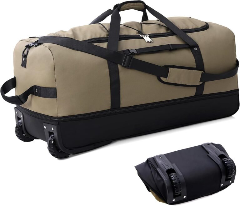 Rolling duffel bag