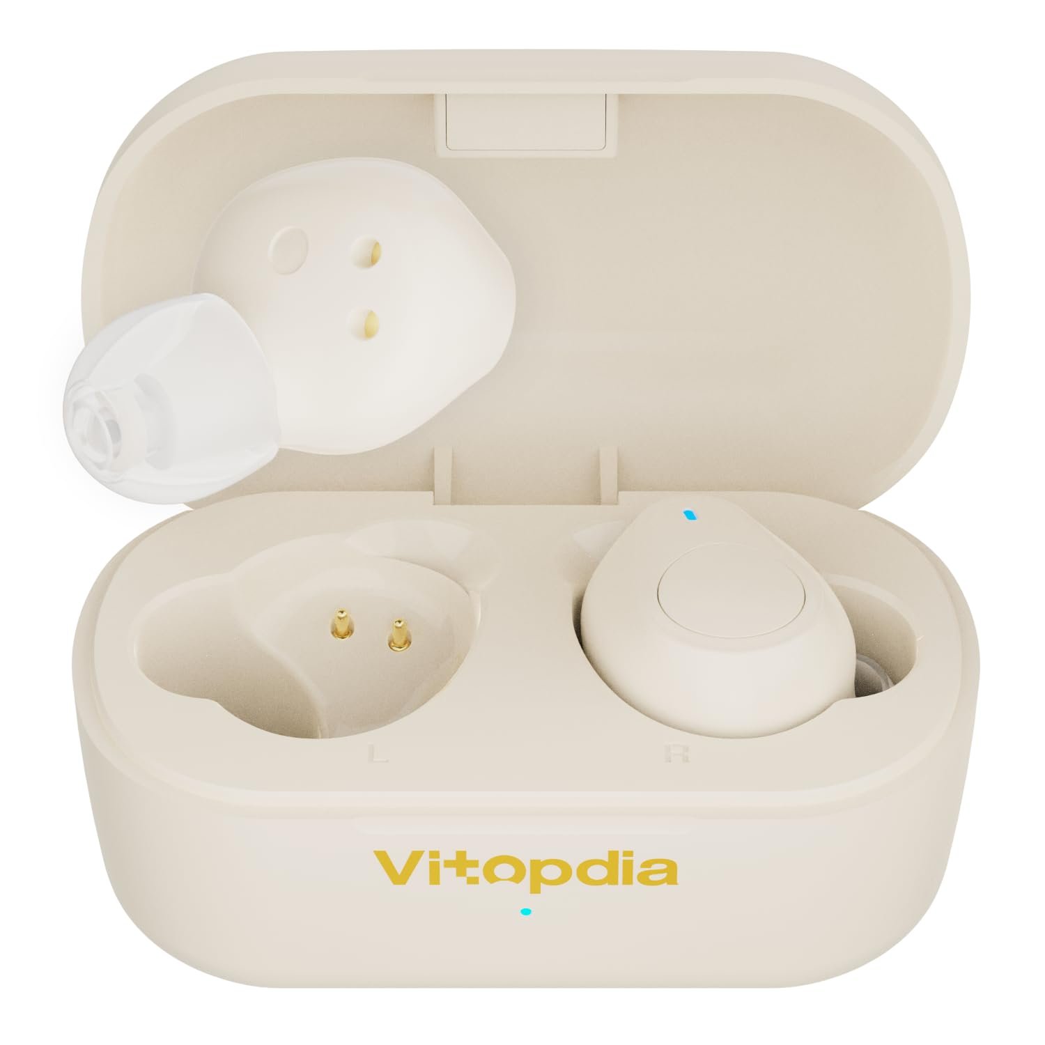 Rechargeable In the Ear OTC Hearing Aids for Adults Seniors,...