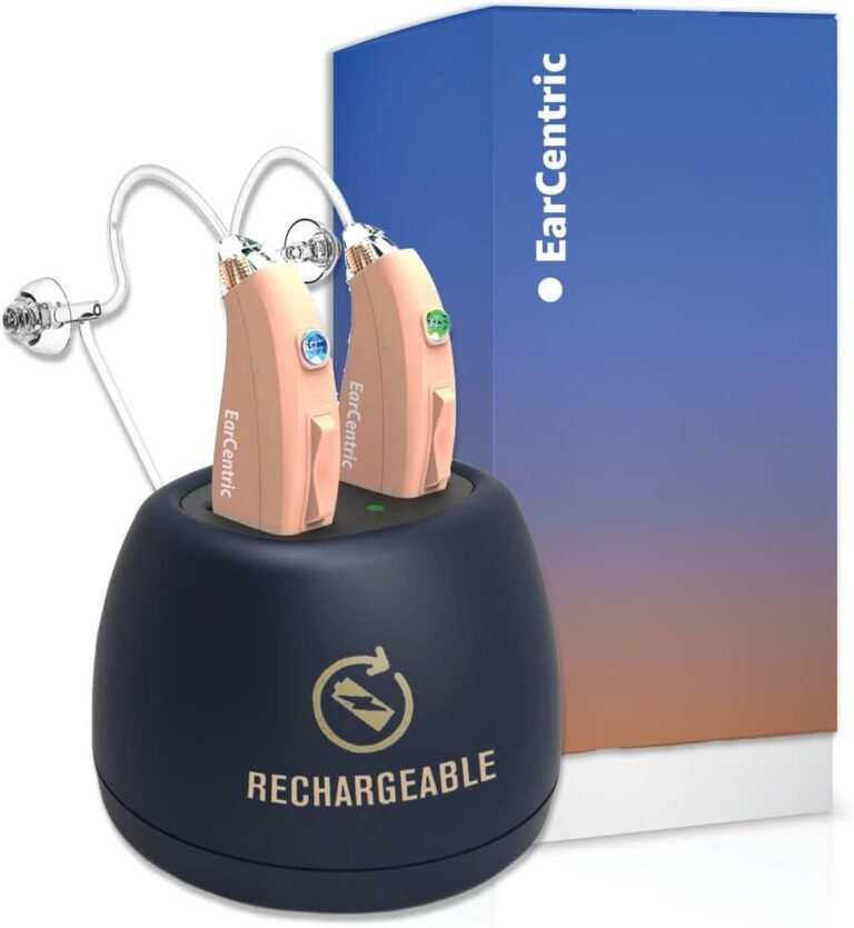 EarCentric EasyCharge Rechargeable Hearing Aids for Seniors ...
