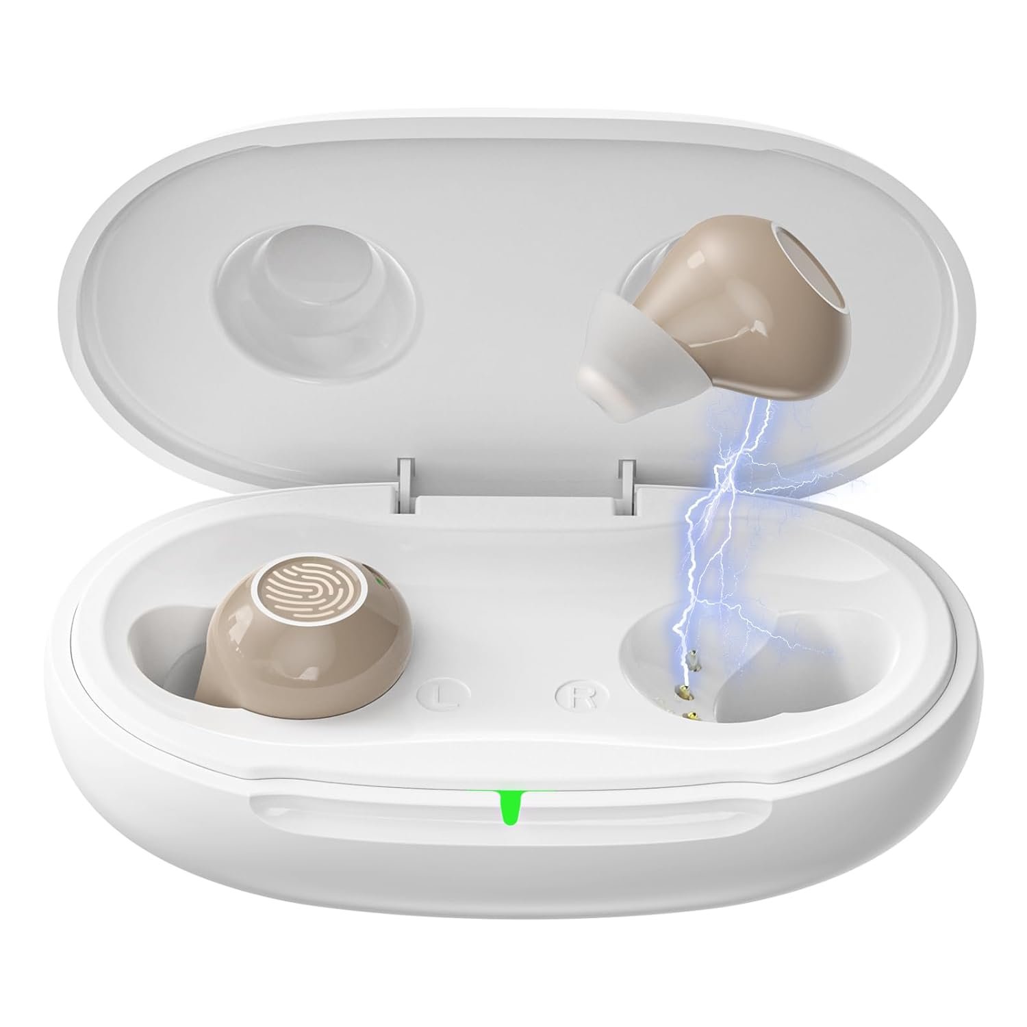 OTC Invisible Hearing Aids for Seniors, Rechargeable Hearing...