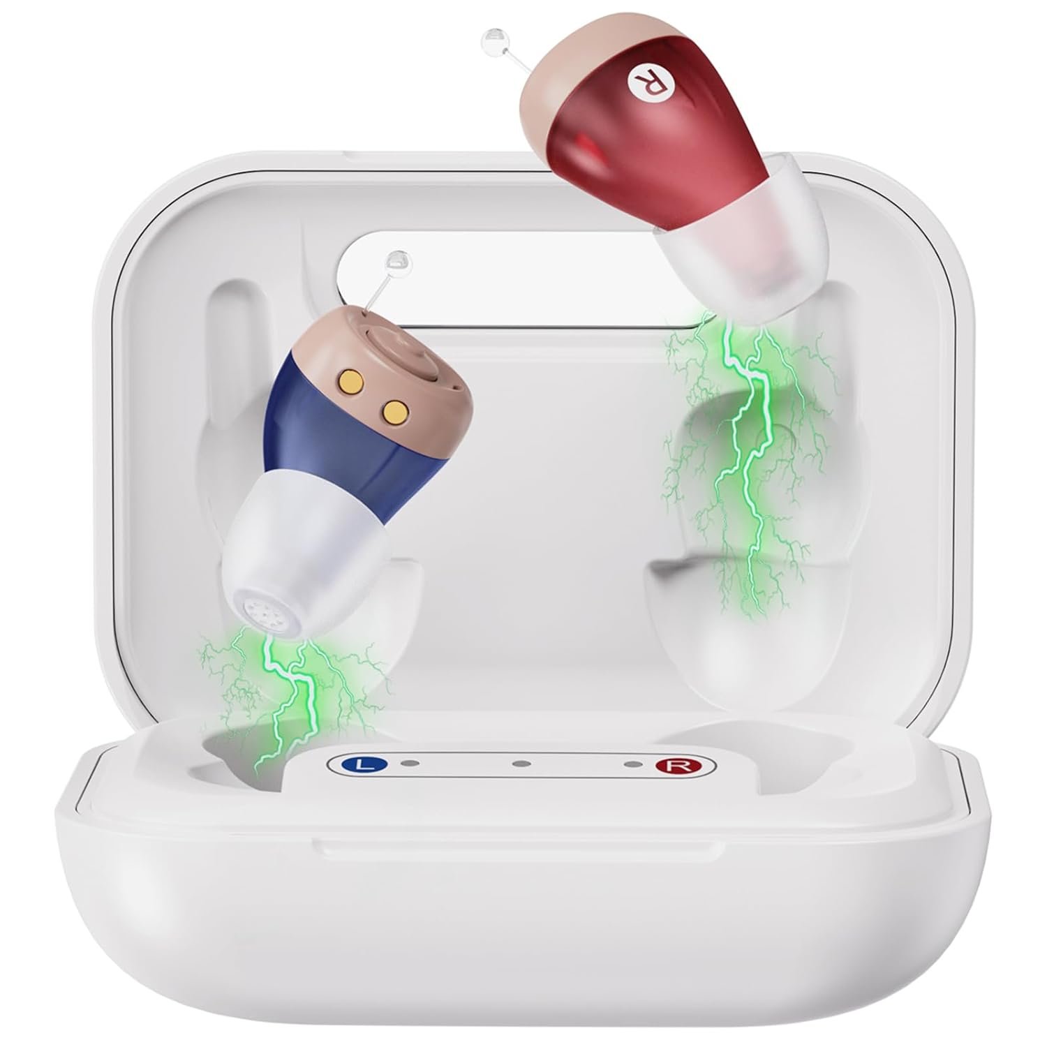 Hearing Aids for Seniors All New Upgraded Dual Layer Earbuds...