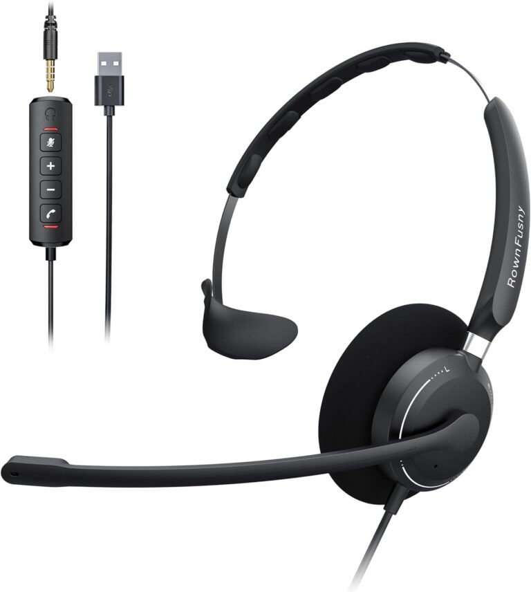 noise-canceling headphones with microphone