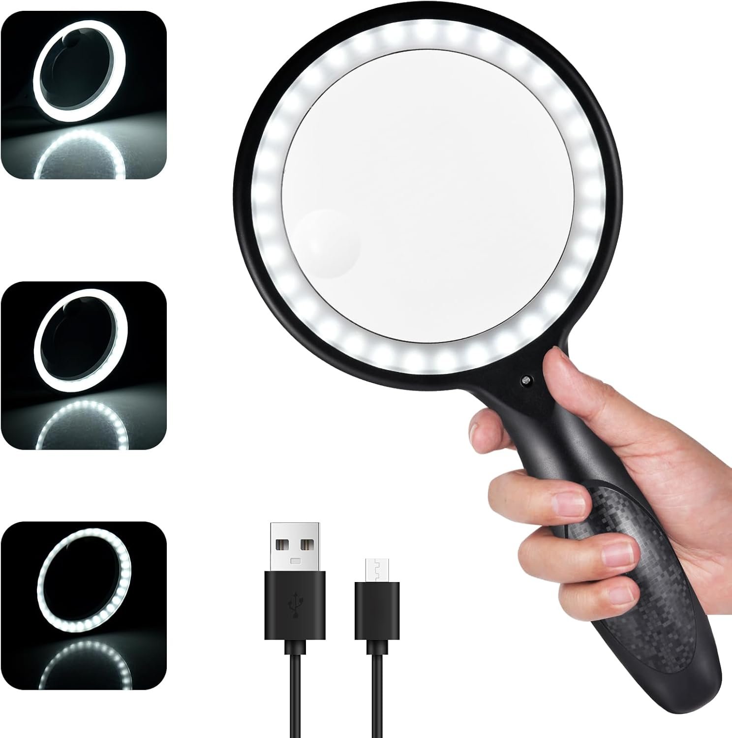 high-powered magnifiers